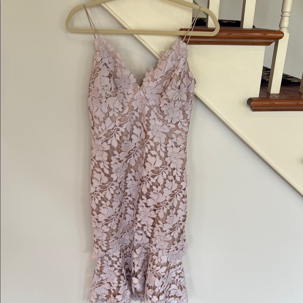 BHLDN Purple Lace Dress
